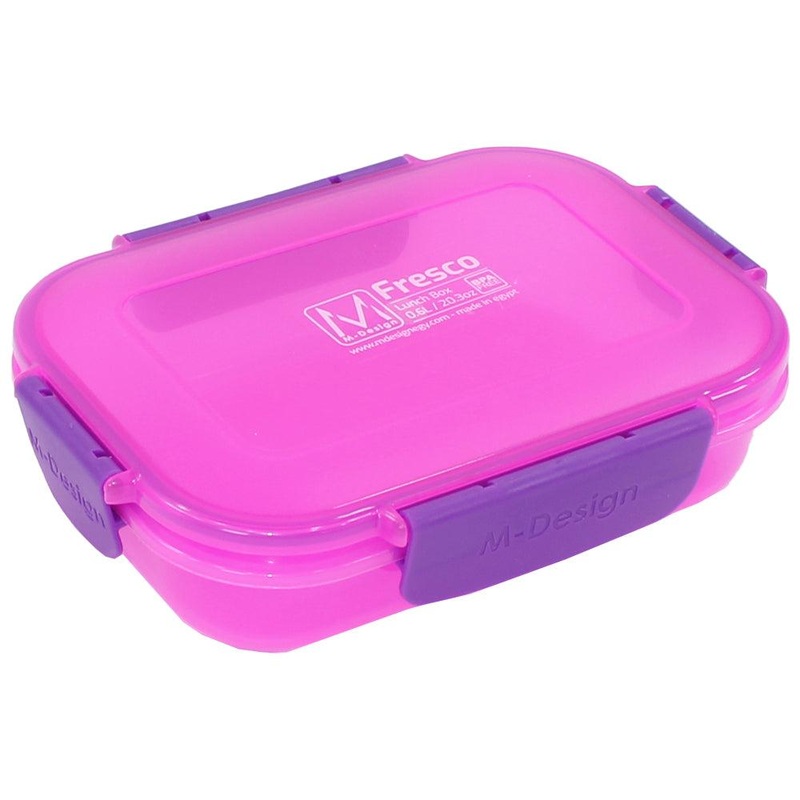 M Design Lunch Box, 600 ml – Purple