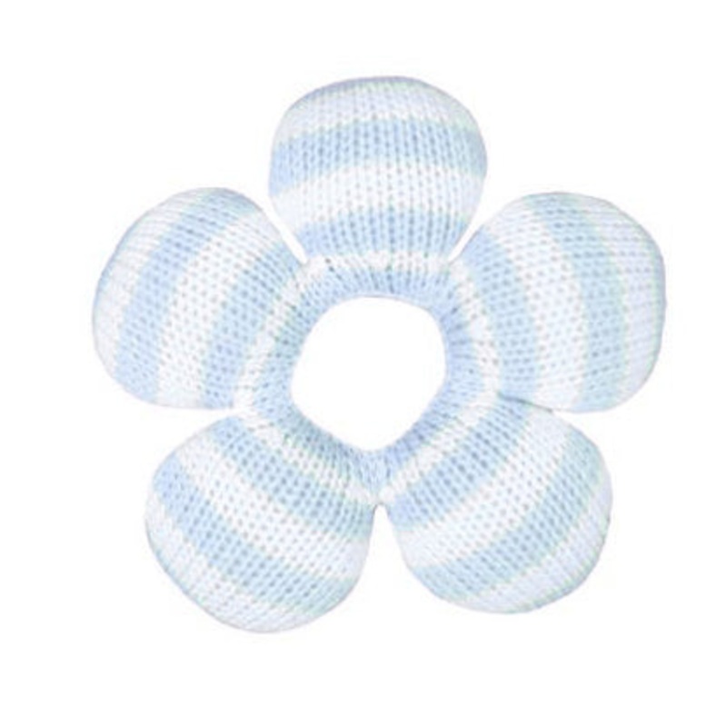 Rattle Flower 6″ Blue
