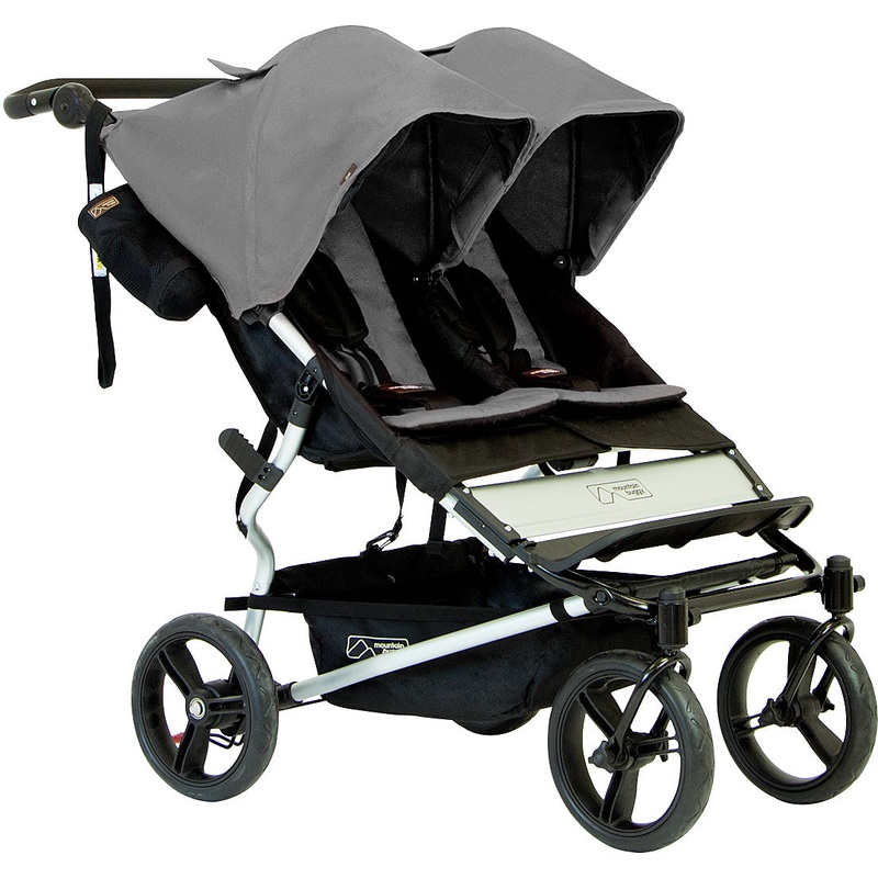 Mountain Buggy Duet Aerotech Double Stroller – Flint (Albee Exclusive)
