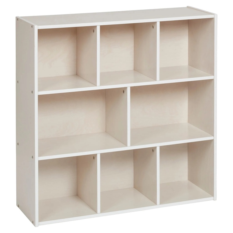 Streamline 8-Compartment Storage Cabinet, 36in – White Wash