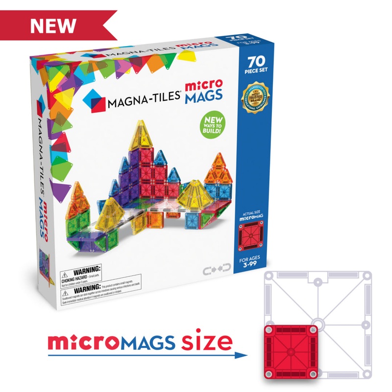 Valtech Magna-Tiles Micro Mags 70 Piece Set