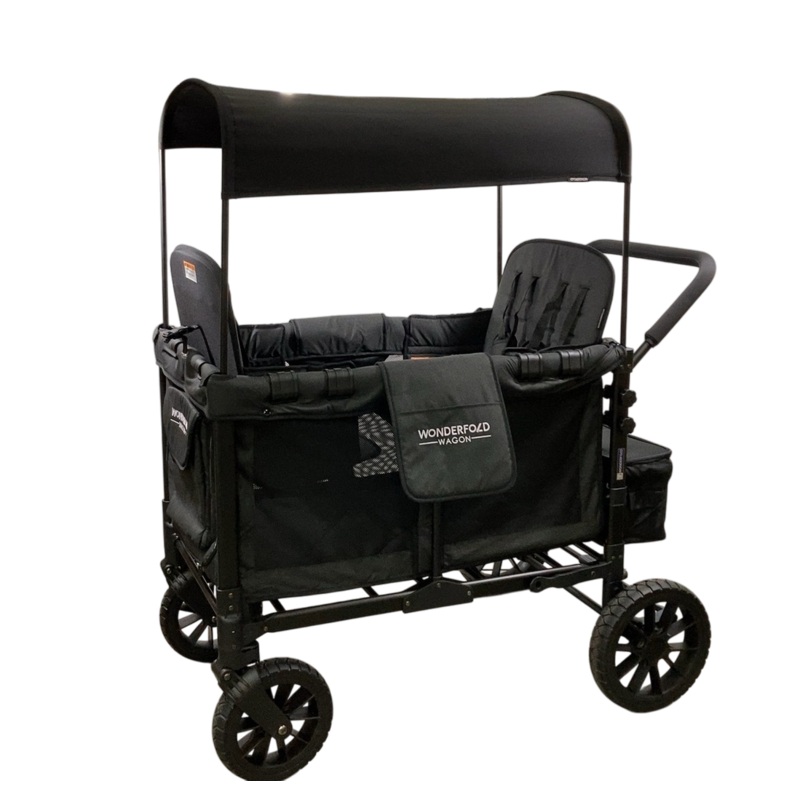 Wonderfold W4 Multifunctional Quad Stroller Wagon, 2022, Charcoal Grey