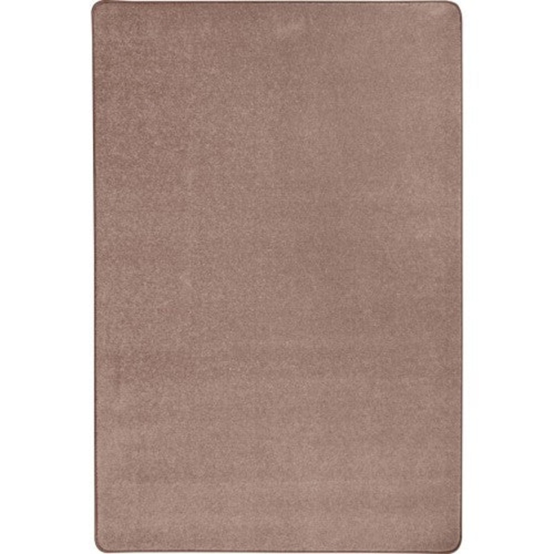 Endurance Solid Color Rug, 12′ x 6′ Rectangle, Taupe