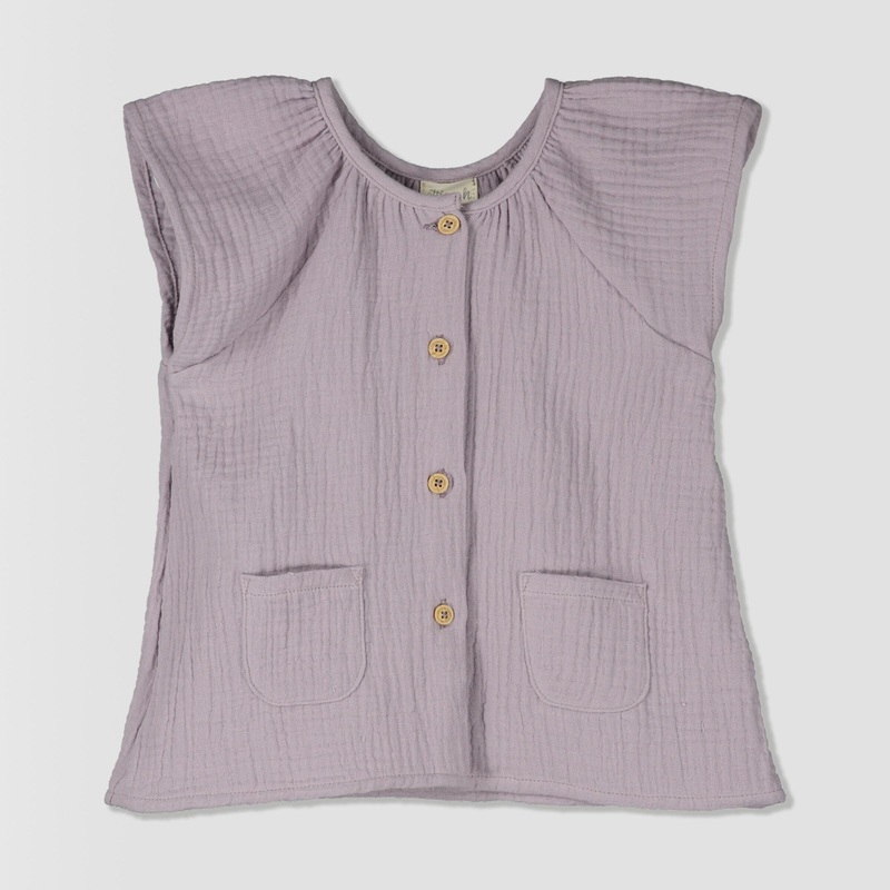 Ettie & H Lowena Gauze Blouse | Lavender