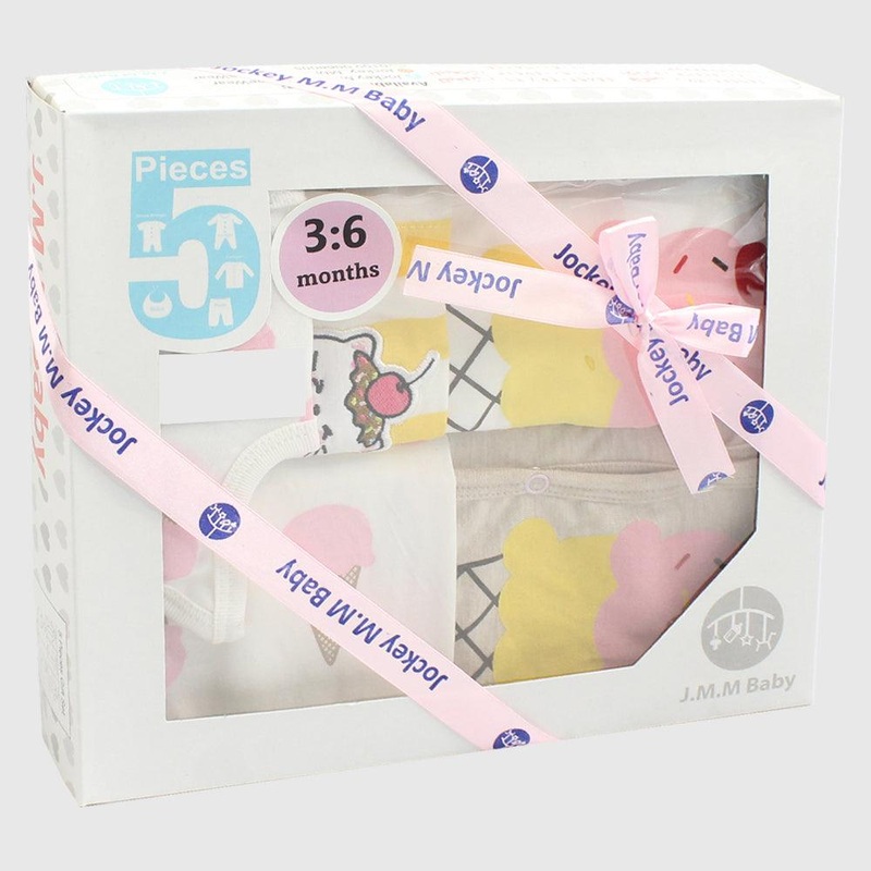 Ice Cream 5-Piece Baby Layette Set