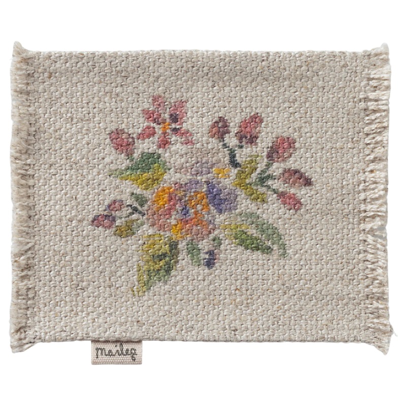 Maileg Small Rug – Flowers