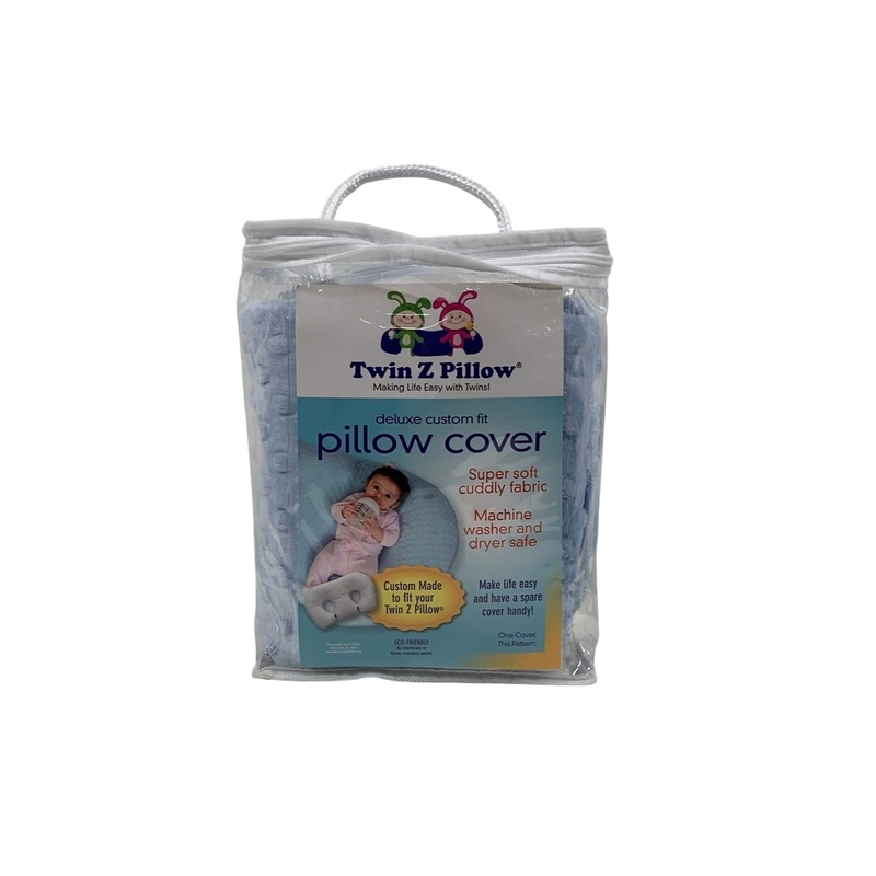 Twin Z Nursing Pillow Cover, Blue