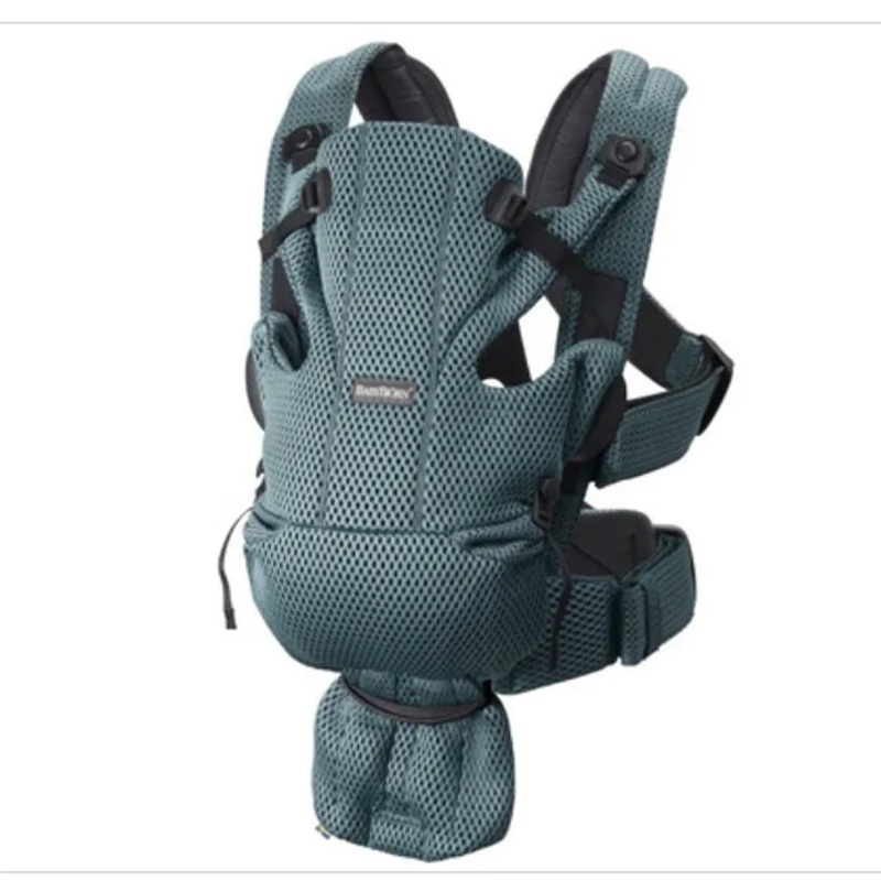 Baby Carrier Free – Sage Green / 3D Mesh