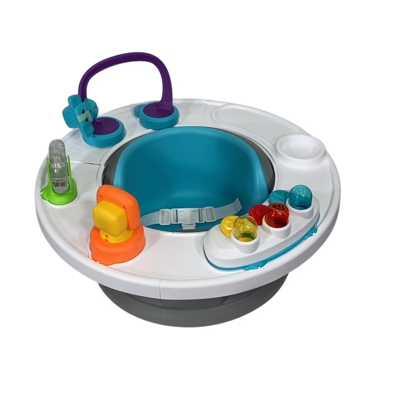 Baby Trend Smart Steps Explore N Play 5-in-1 Activity to Booster Seat, Blue Safari Fun