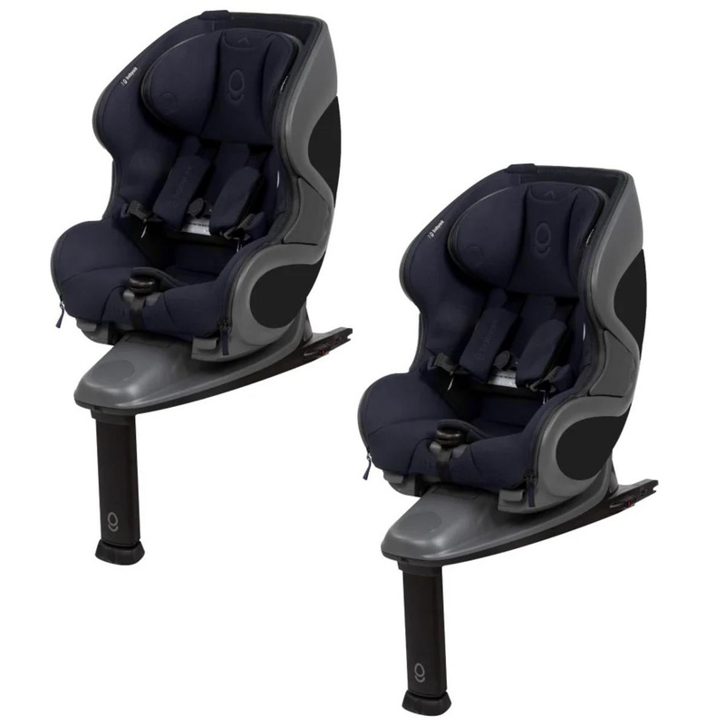 Babyark Classic Convertible Car Seat Family Bundle (2 Seats) – Charcoal Grey / Midnight Blue