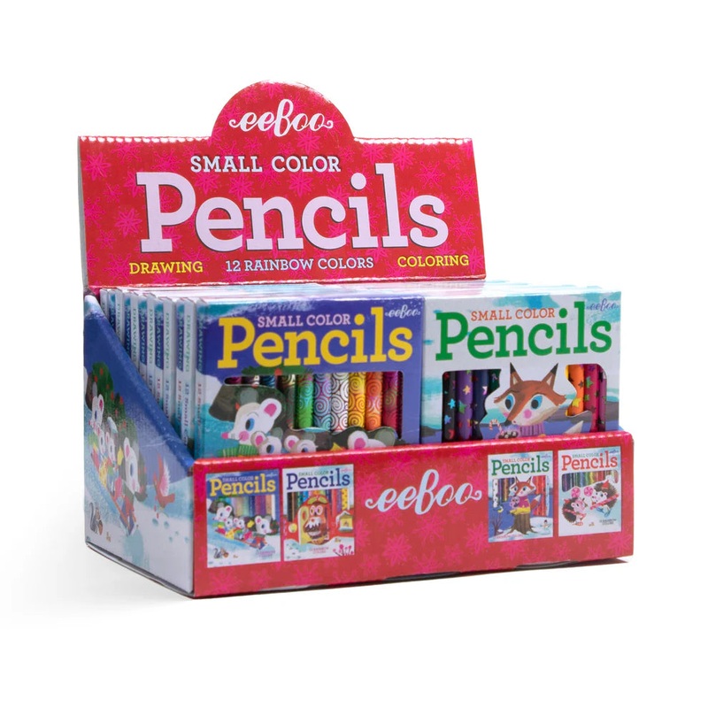 eeBoo Winter Assortment Small Color Pencils