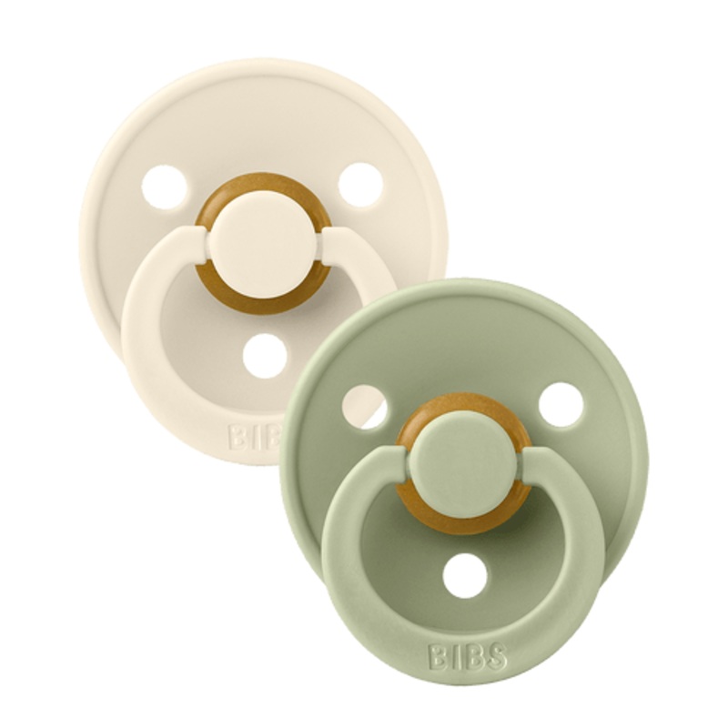 BIBS Color Sage & Ivory – Size 1 (Pack Of 2)