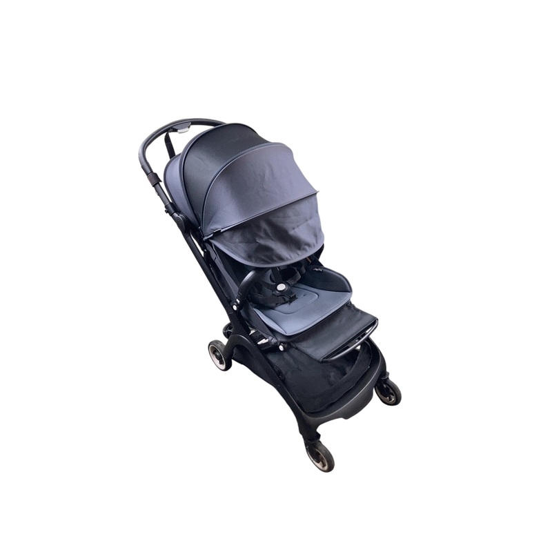 Bugaboo Butterfly Stroller, 2023, Black, Stormy Blue, Stormy Blue