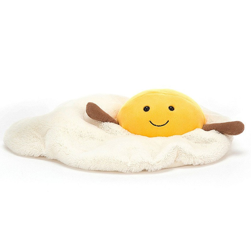 Jellycat Amuseable Fried Egg, 11″