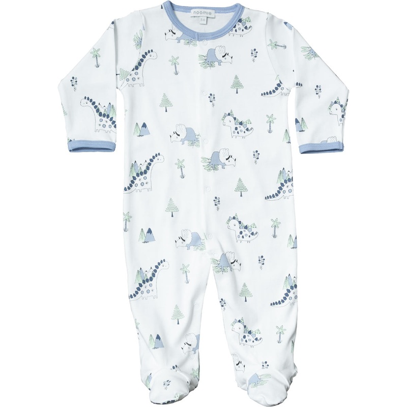 Noomie Snap Footie – Dinos (0-3M)