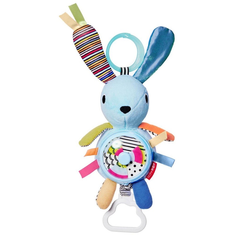 Skip Hop Vibrant Village Pull & Spin Activity Bunny