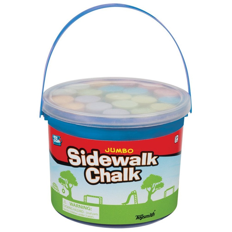 Toysmith Jumbo Sidewalk Chalk, 20pc