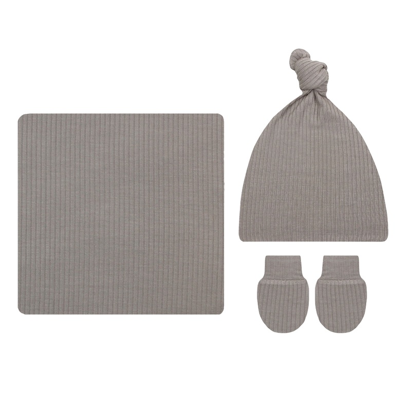 Beau Ribbed Newborn Hat Bundle