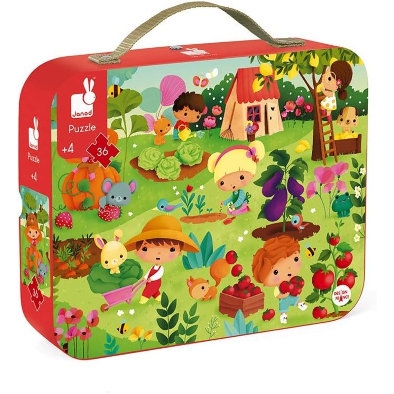 Janod 36 Piece Garden Jigsaw Puzzle