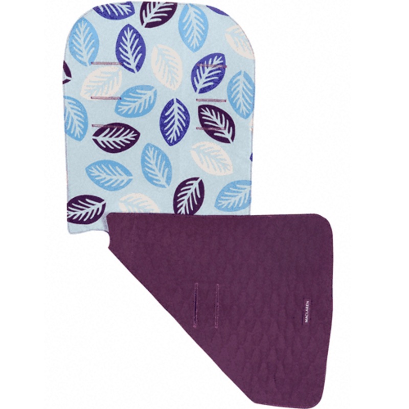 Maclaren Bold Leaves Liner in Ice Blue/Majesty