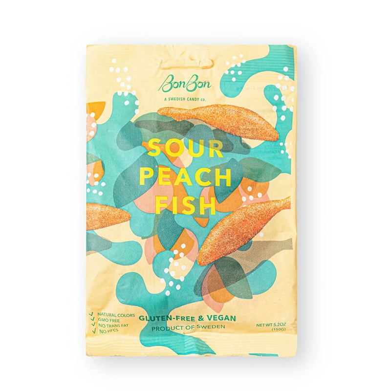 Sour Peach Fish Swedish Candy