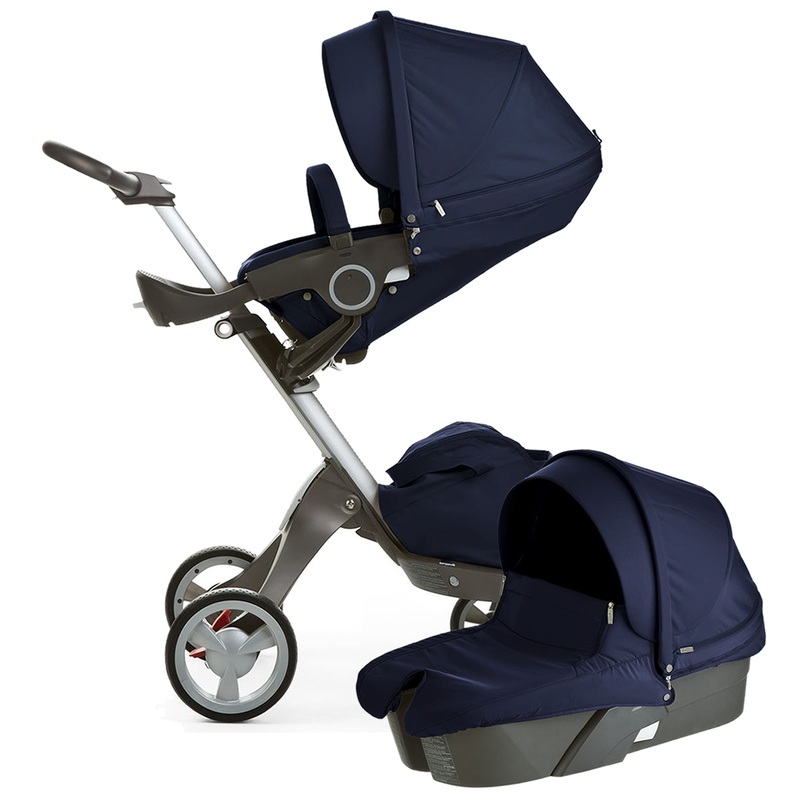Stokke Xplory Newborn Stroller – Deep Blue