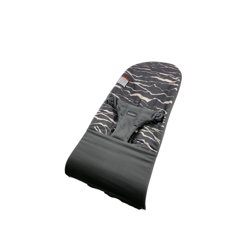 BabyBjorn Bouncer Bliss, Anthracite/Landscape Print Cotton, Dark Gray Frame