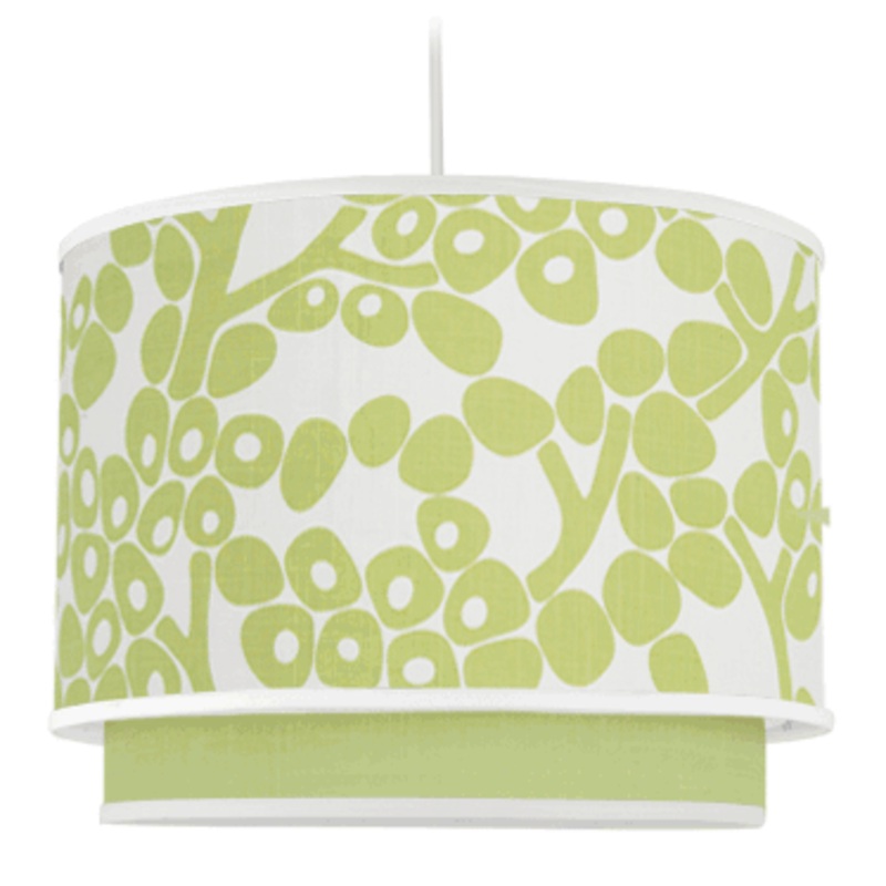 Oilo Modern Berries Double Cylinder Light in Spring Green