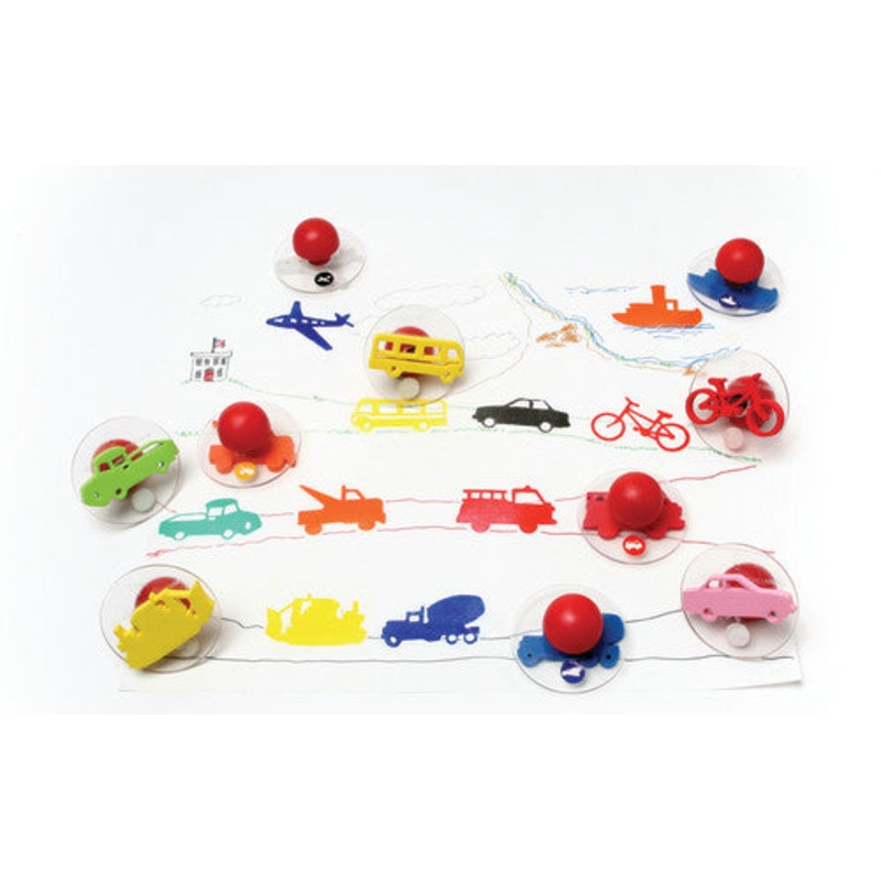 READY 2 LEARN Giant Stampers, Transportation Set 1