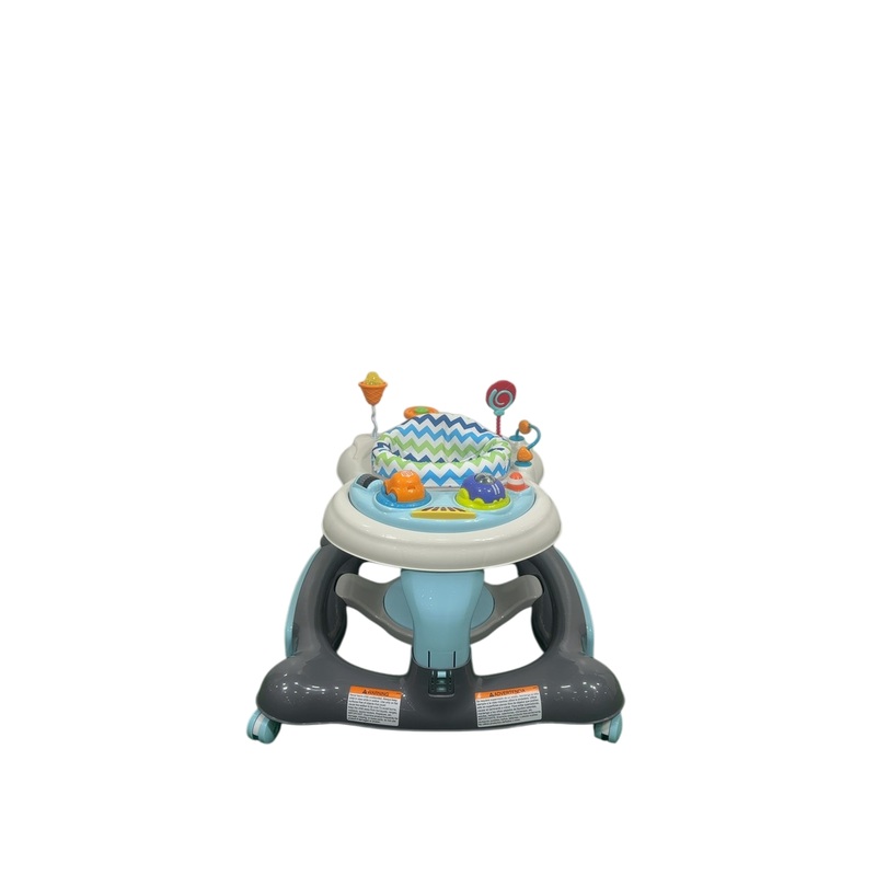 Stork Craft 3-in-1 Activity Walker, Blue/Gray