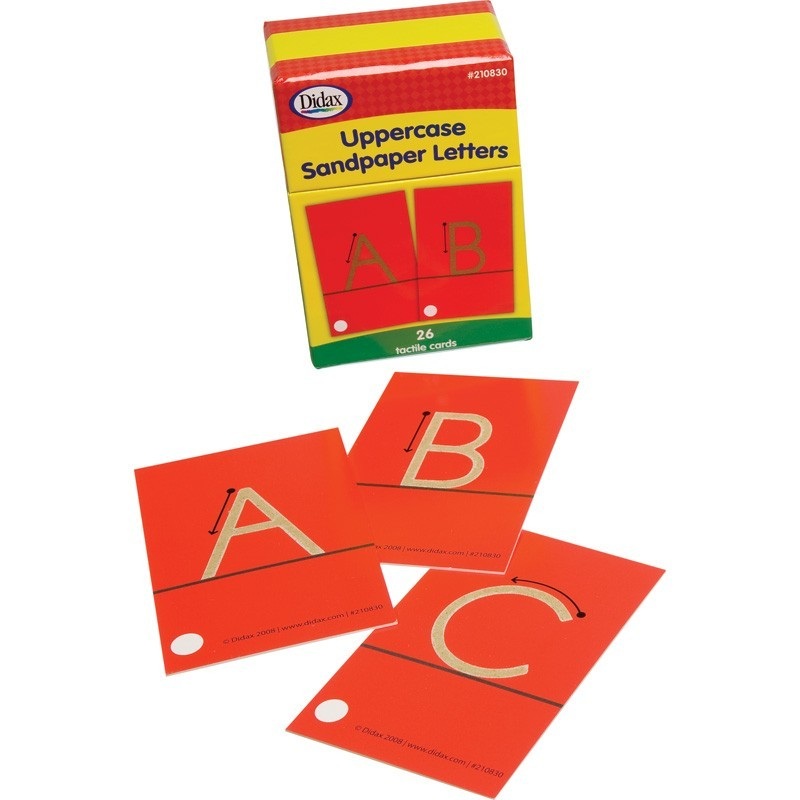 Tactile Sandpaper Letters, Uppercase