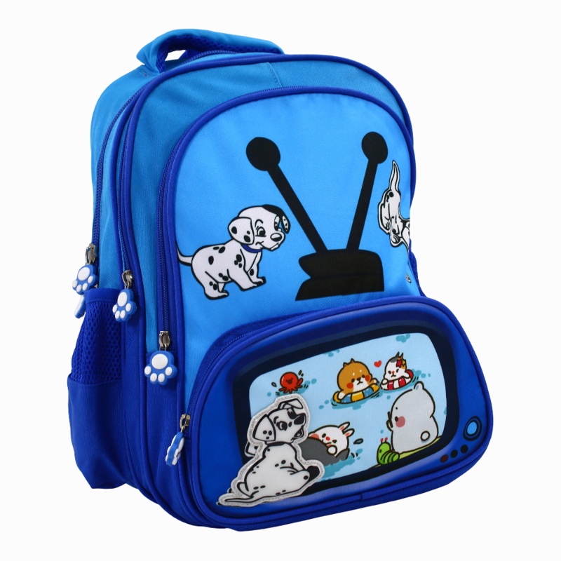 Blue Dalmatian Dogs Backpack – Preschool & KG Kids