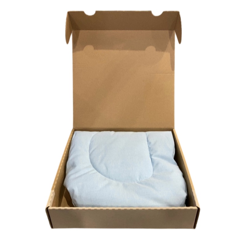 Evomove Nomi High Chair Cushion, Pale Blue/Sand