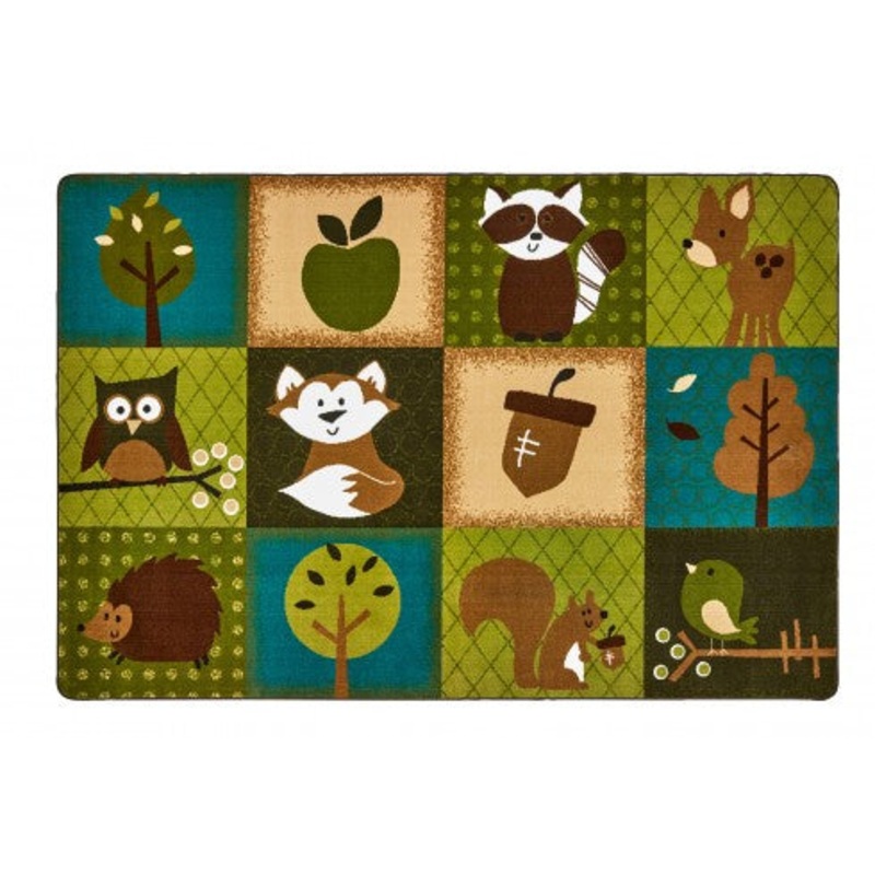Nature’s Friends Toddler Rug 4’x6′