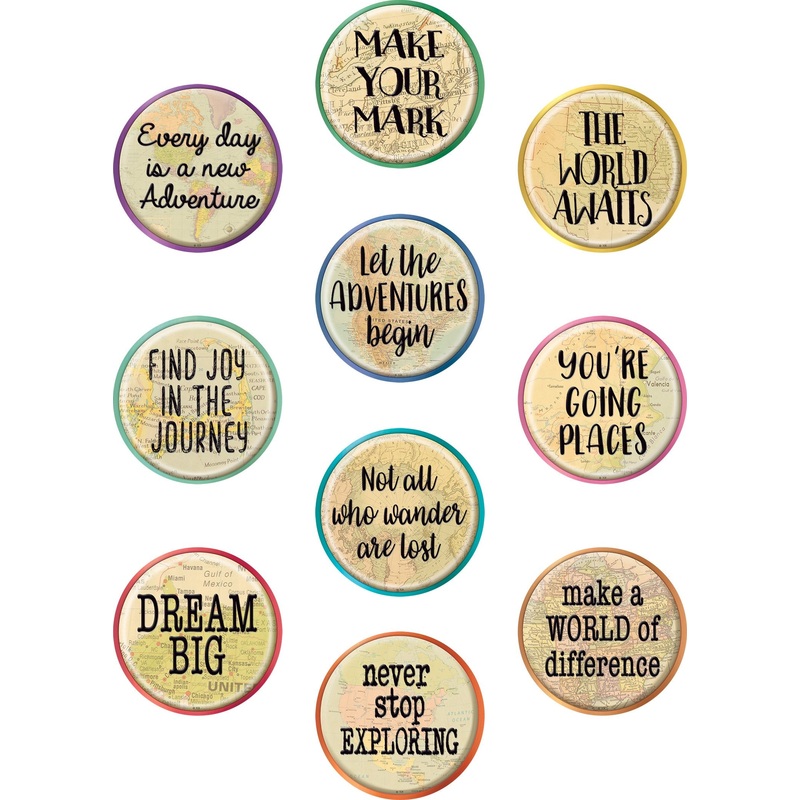 Travel the Map Positive Sayings Accents(C)