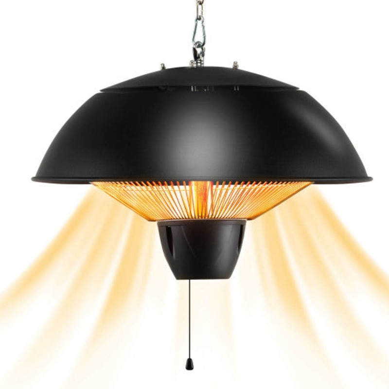 1500W Electric Patio Heater With IPX4 Waterproof