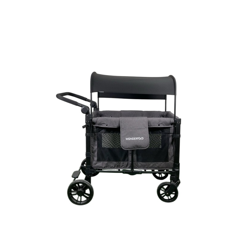 Wonderfold W2 Elite Multifunctional Stroller Wagon, Charcoal Grey, 2024