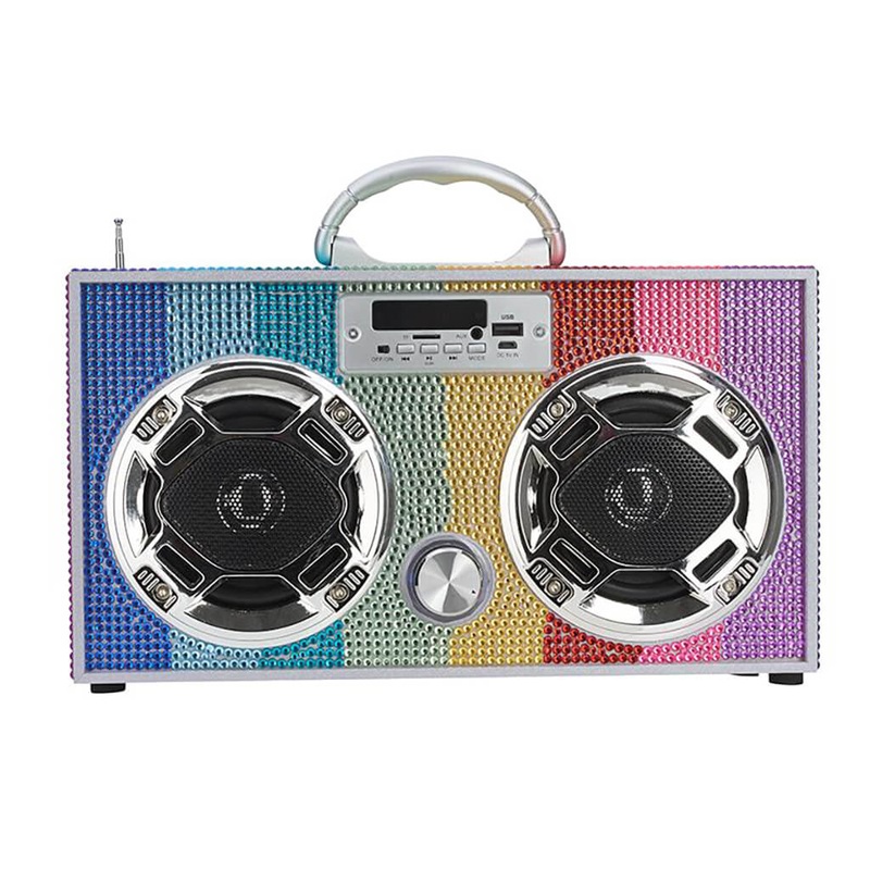 Boombox Rainbow Bling