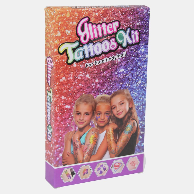 Glitter Tattoo Kit – For Face/Body/Nails