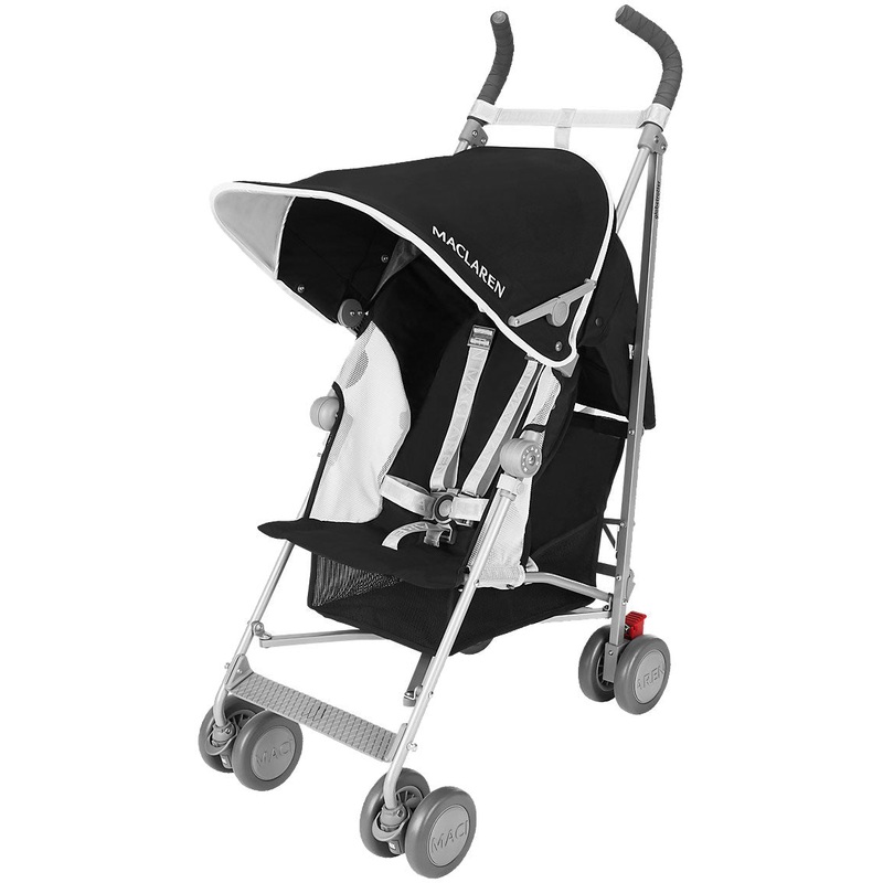 Maclaren 2016/2017 Globetrotter Umbrella Stroller – Black/White