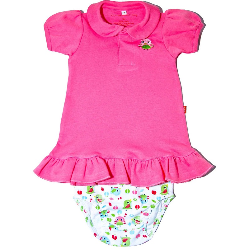 Magnificent Baby Polo Dress with Diaper Cover – 6 Months