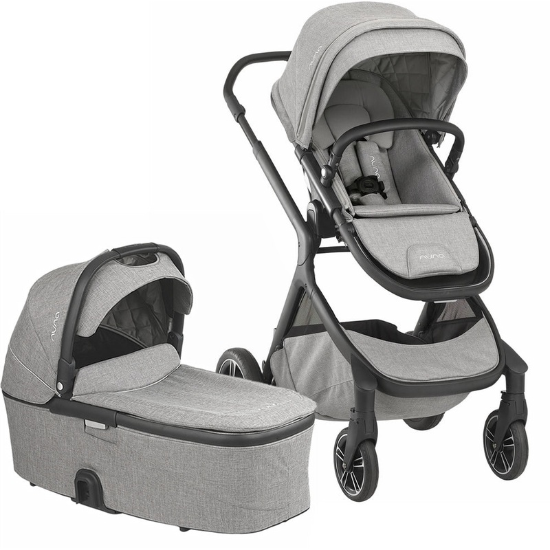 Nuna Demi Grow Stroller & Bassinet – Frost