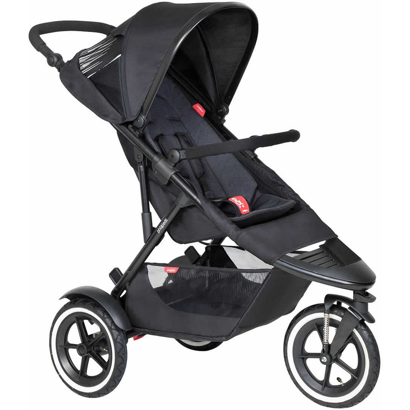 Phil & Teds Sport Stroller & Liner – Black/Black