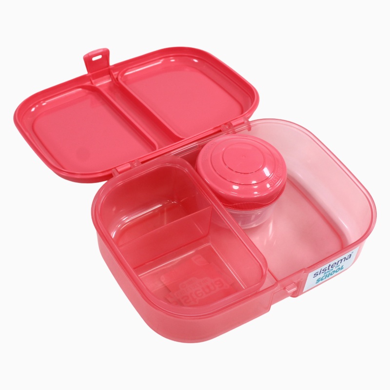 Sistema Plastic Lunch Box  Pink