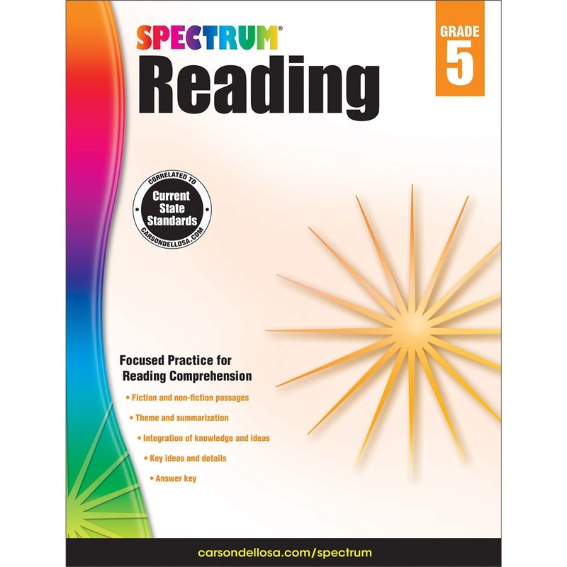 Spectrum Reading Workbook – Grade 5