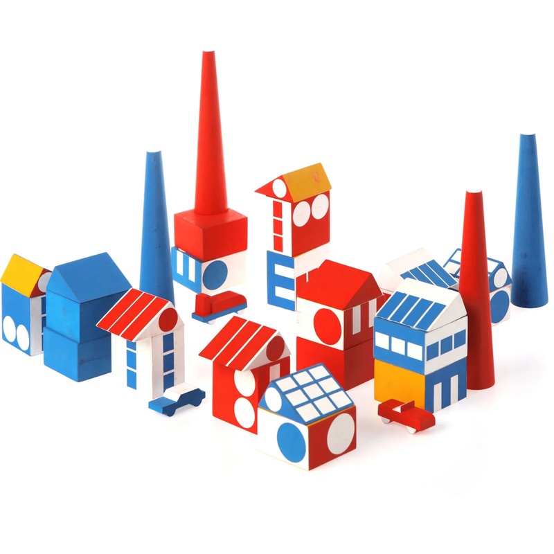 Vilac – Factory Town Blocks
