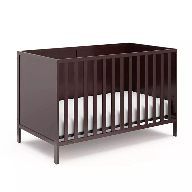 Graco Theo 3-in-1 Convertible Crib – Espresso (See Description)