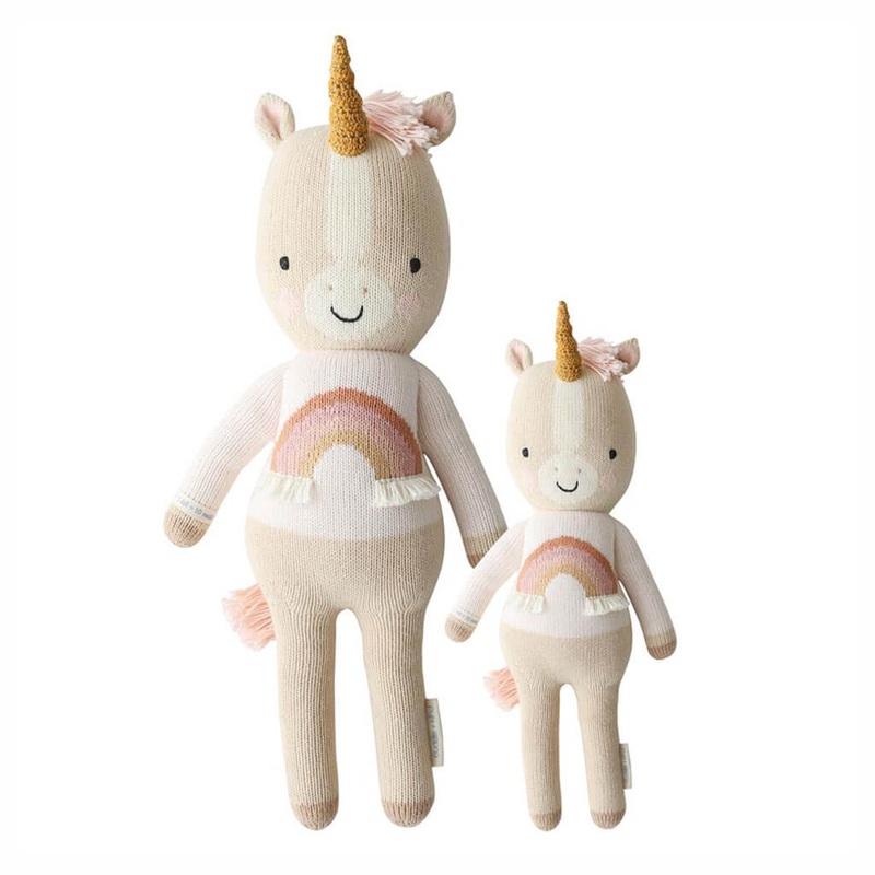 Hand-Knit Doll Zara The Unicorn