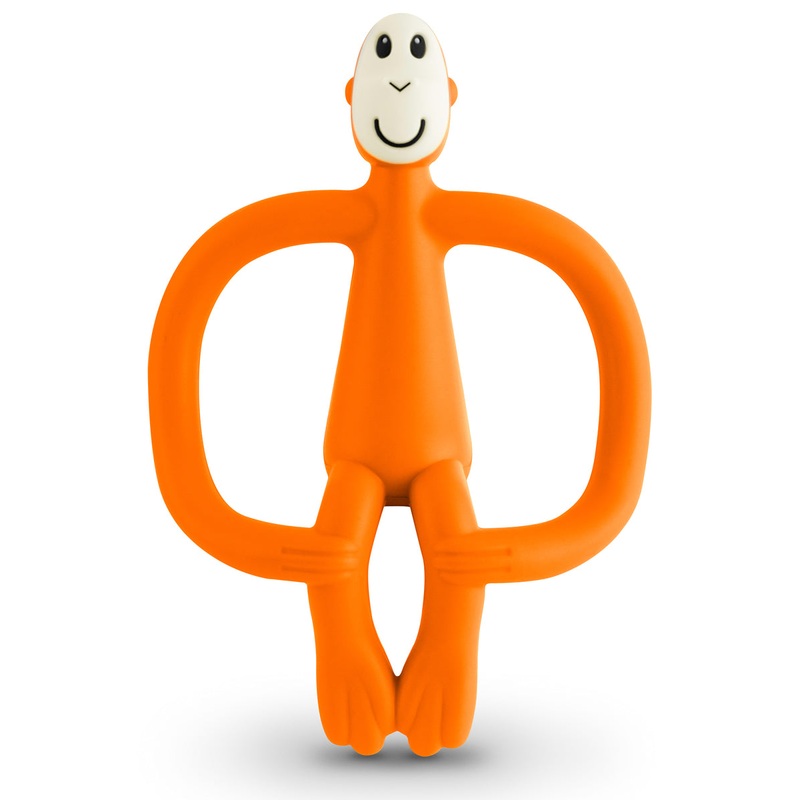 Matchstick Monkey Teething Toy – Orange