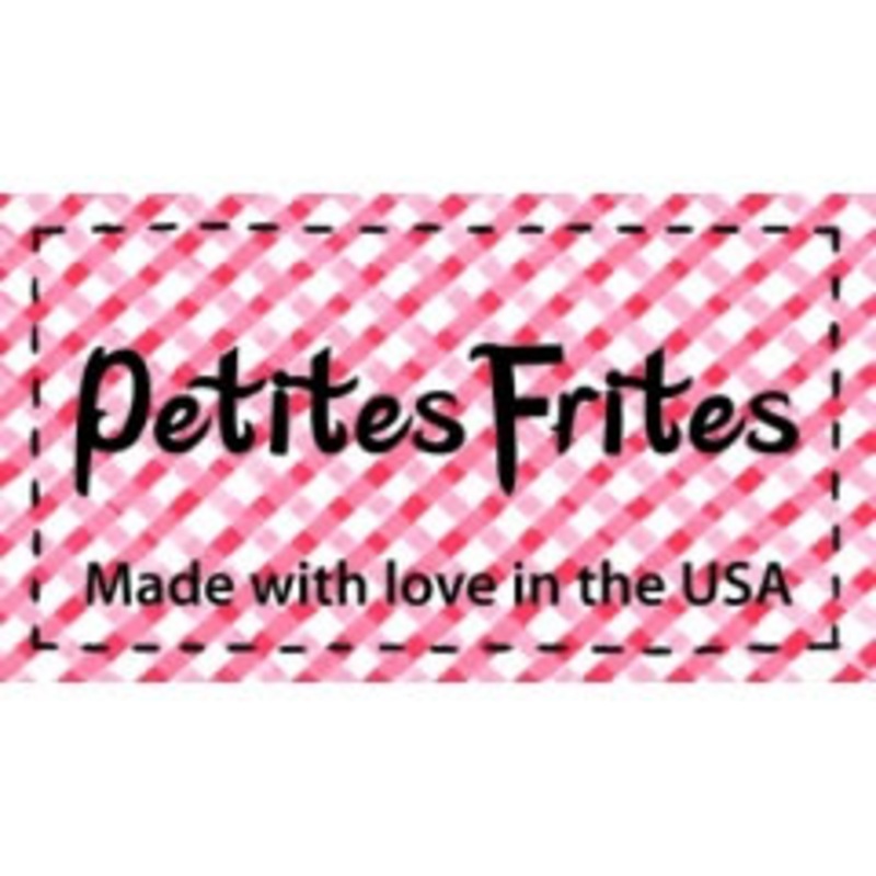 Petites Frites Teether Blankie – Dark Grey